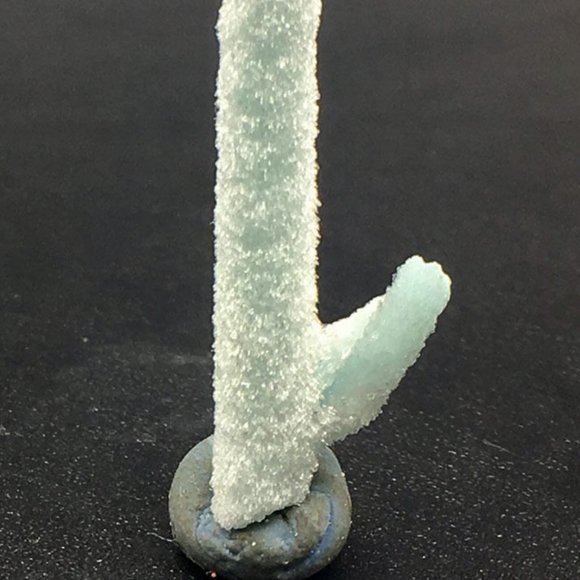 small Natural unique Pure Sky Blue Aragonite Rough Crystal Mineral Specimen - Picture 5 of 9